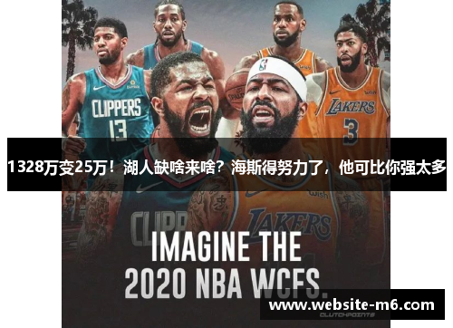 1328万变25万！湖人缺啥来啥？海斯得努力了，他可比你强太多